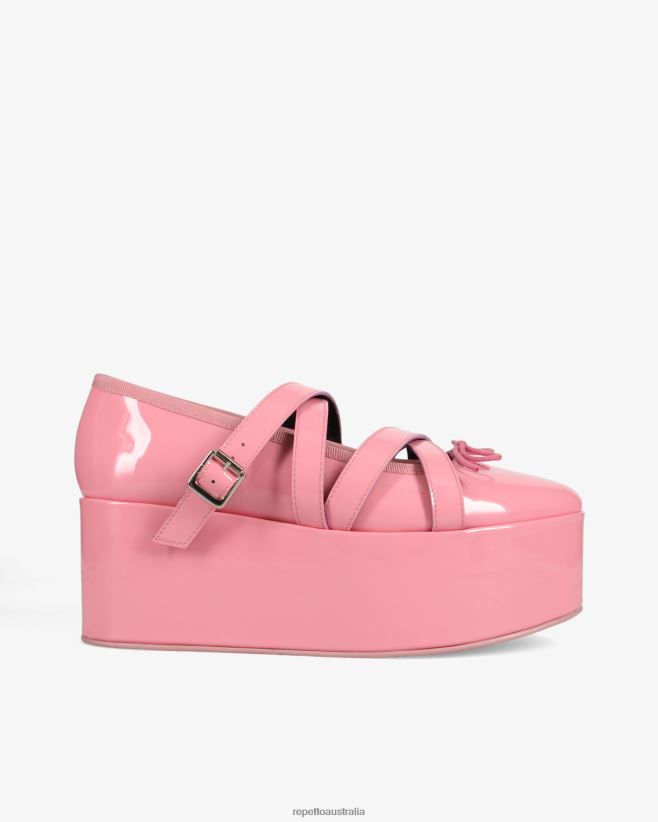 Repetto F4XL153 Women X Noir Kei Ninomiya - Platform Mary Janes Footwear Baby Pink