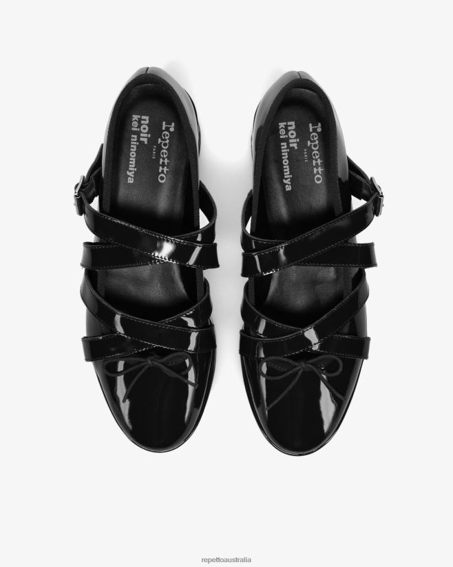 Repetto F4XL154 Women X Noir Kei Ninomiya - Platform Mary Janes Footwear Black