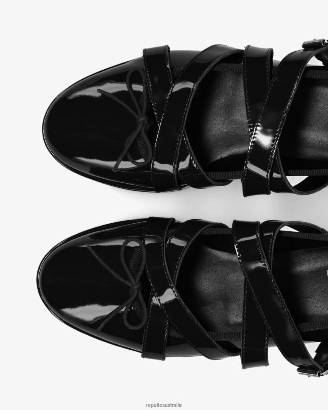 Repetto F4XL154 Women X Noir Kei Ninomiya - Platform Mary Janes Footwear Black