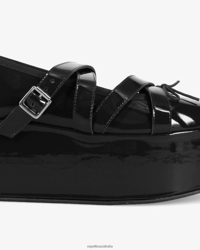 Repetto F4XL154 Women X Noir Kei Ninomiya - Platform Mary Janes Footwear Black