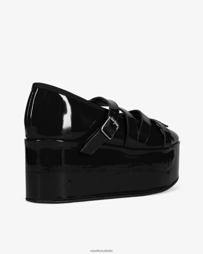 Repetto F4XL154 Women X Noir Kei Ninomiya - Platform Mary Janes Footwear Black