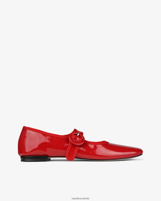 Repetto F4XL158 Women Georgia Mary Janes Footwear Flammy Red