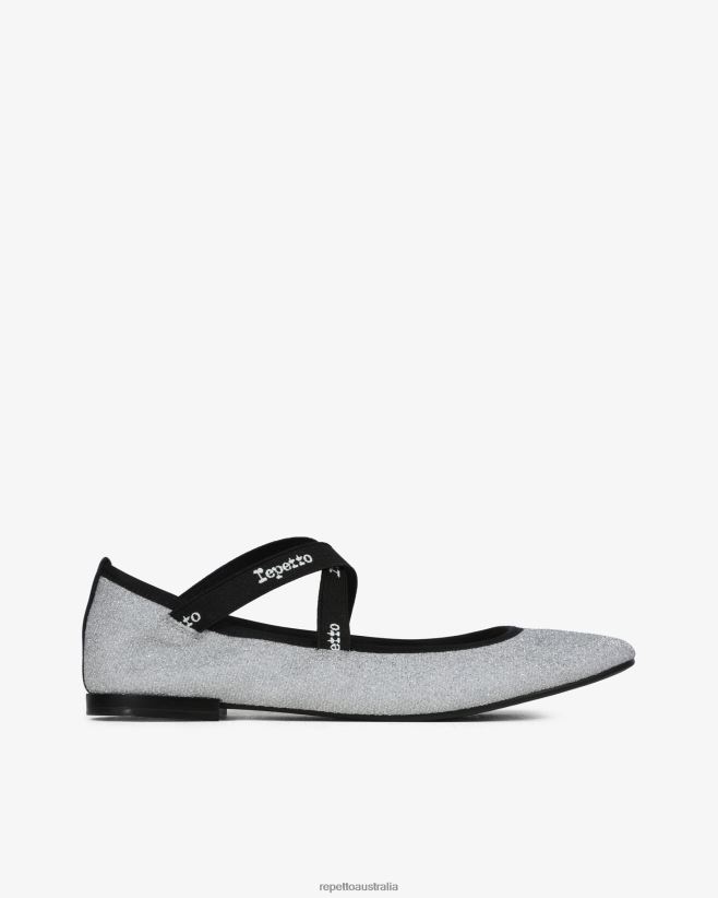 Repetto F4XL161 Women Joana Mary Janes - Shiny Footwear Silver
