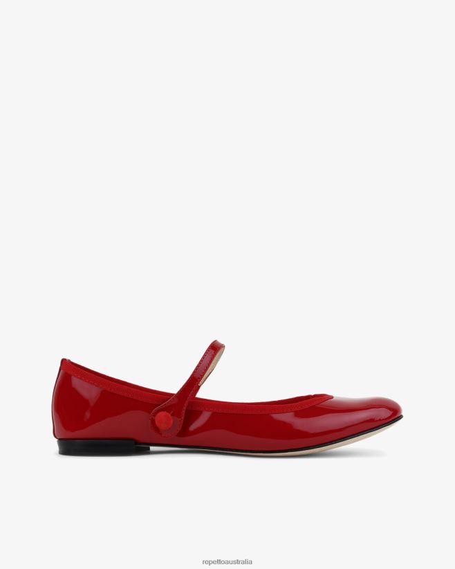 Repetto F4XL168 Women Lio Mary Janes Footwear Flammy Red