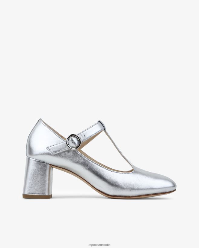 Repetto F4XL179 Women Tara Mary Janes Footwear Silver