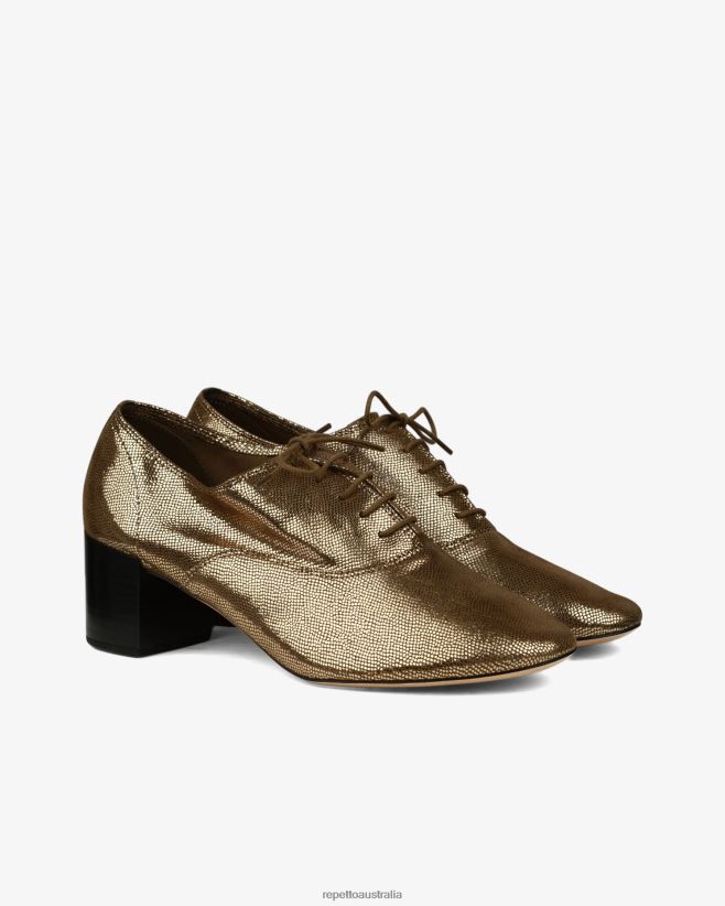 Repetto F4XL206 Women Fado Oxford Shoe Footwear Antic Gold