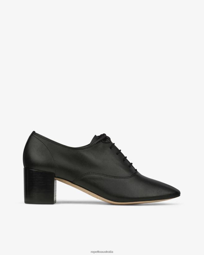 Repetto F4XL207 Women Fado Oxford Shoes Footwear Black