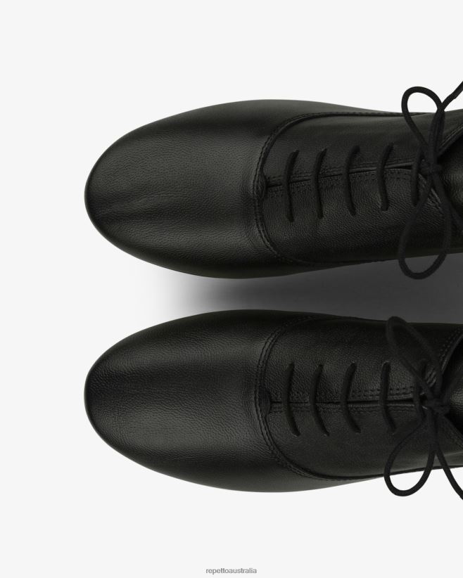 Repetto F4XL207 Women Fado Oxford Shoes Footwear Black