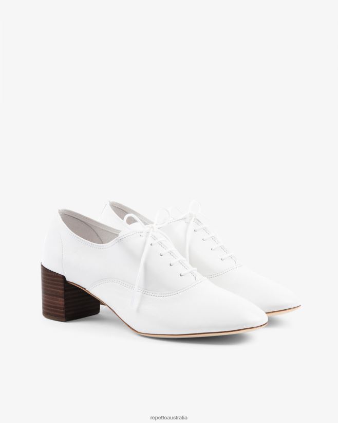 Repetto F4XL208 Women Fado Oxford Shoes Footwear White