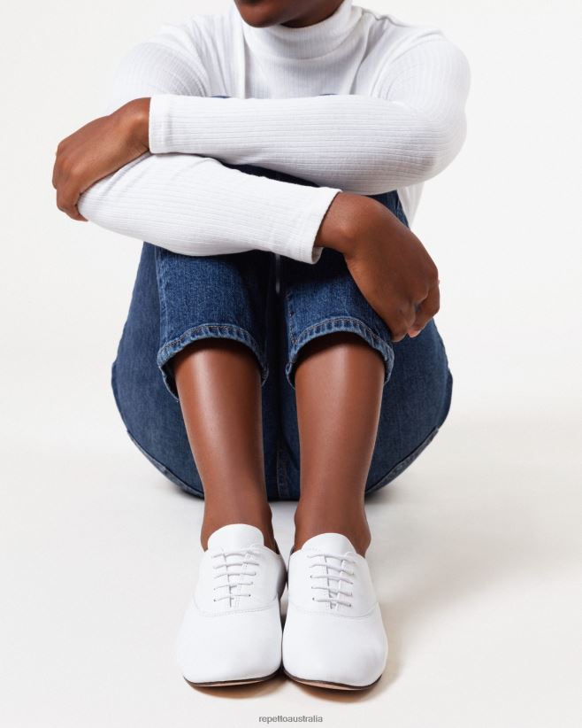 Repetto F4XL209 Women Zizi Oxford Shoes Footwear White