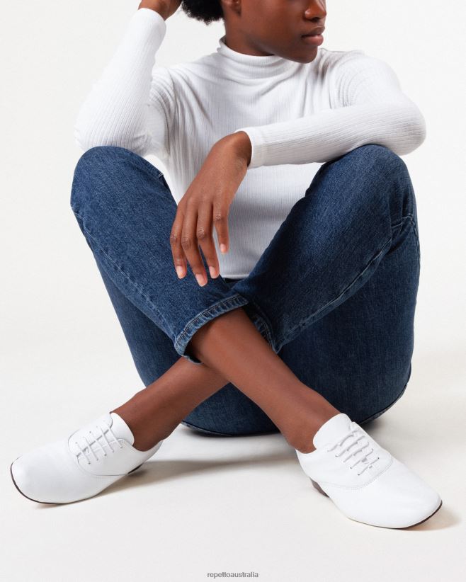 Repetto F4XL209 Women Zizi Oxford Shoes Footwear White