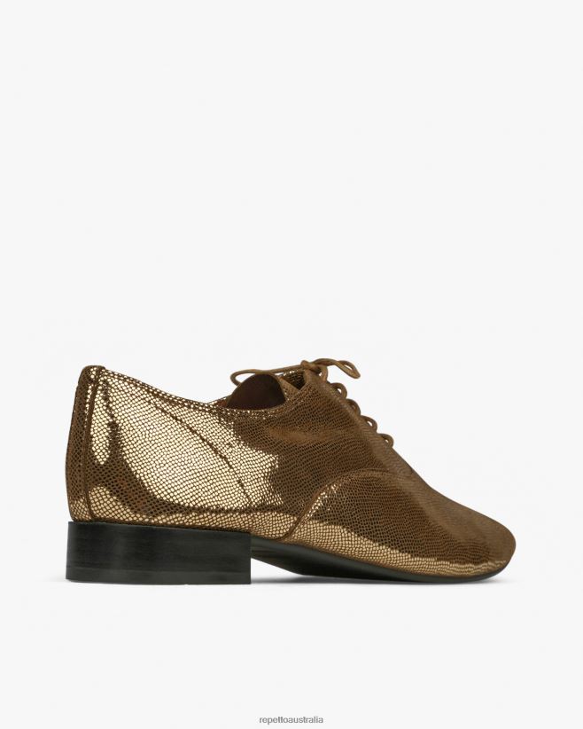 Repetto F4XL214 Women Zizi Oxford Shoes Footwear Antic Gold