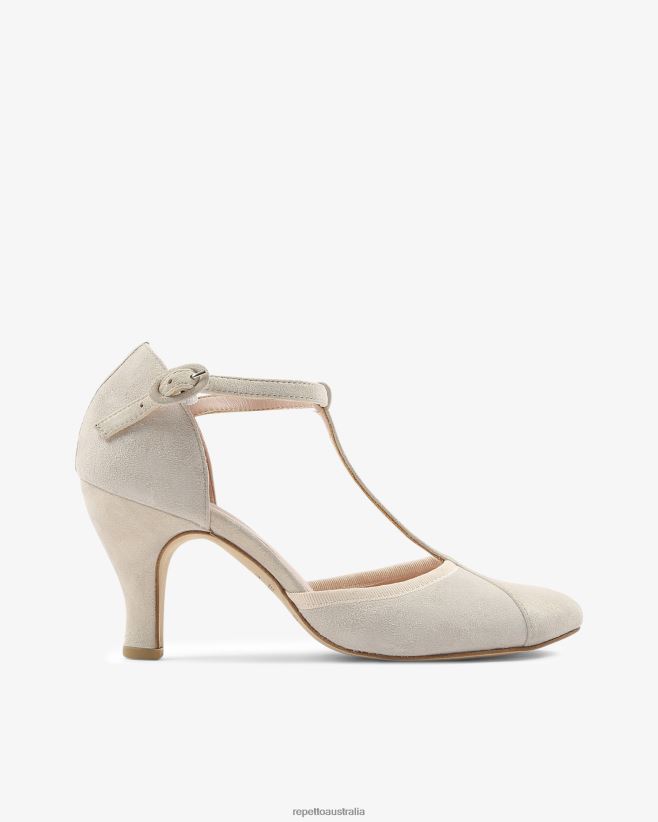 Repetto F4XL246 Women Baya T-Straps Footwear Spirit White
