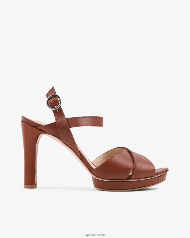 Repetto F4XL240 Women Timy Sandals Footwear Cuba Camel